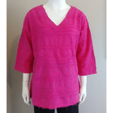 Shaggy V-Neck Tunic