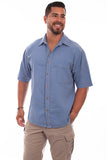 Traveler Shirt in Citadel Blue