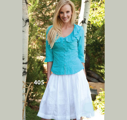 Embroidered Skirt by Gretty Zueger
