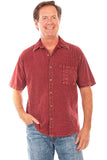 Traveler Shirt in Burgundy