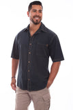 Traveler Shirt in Gun Metal
