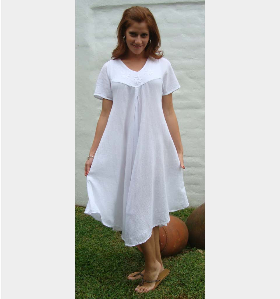 Chante Dress Cotton Gauze Resort Wear The Last Resort The Last Resort