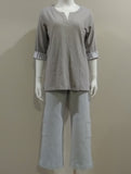 V-Notch Top with Accent Stripes by Wild Palms